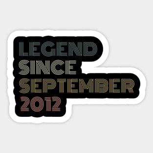 Legend since September 2012 Sticker